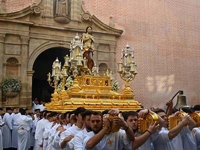 Trono Cristo Resucitado Domingo de Resurrección Málaga-